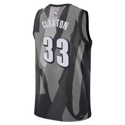 Nicolas Claxton 33 Brooklyn Nets Grey City Edition Jersey - Elite Zone Sports