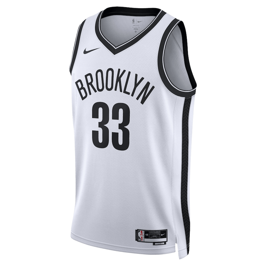Nicolas Claxton 33 Brooklyn Nets White Association Jersey - Elite Zone Sports