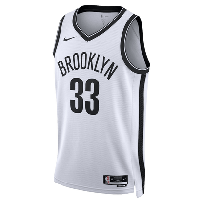 Nicolas Claxton 33 Brooklyn Nets White Association Jersey - Elite Zone Sports