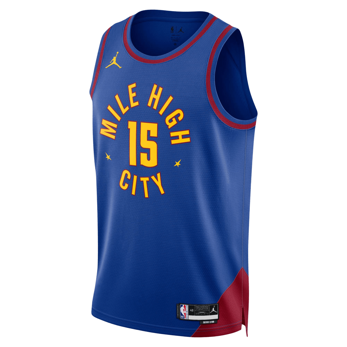 Nikola Jokić 15 Denver Nuggets Blue Statement Jersey - Elite Zone Sports
