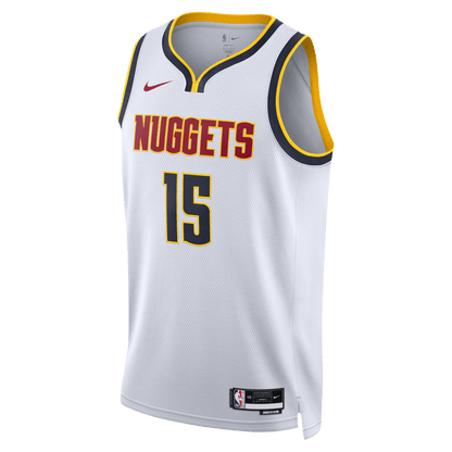 Nikola Jokić 15 Denver Nuggets White Association Jersey - Elite Zone Sports