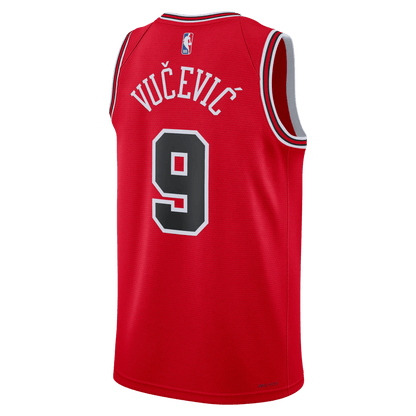 Nikola Vučević 9 Chicago Bulls Red Icon Jersey - Elite Zone Sports