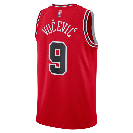 Nikola Vučević 9 Chicago Bulls Red Icon Jersey - Elite Zone Sports