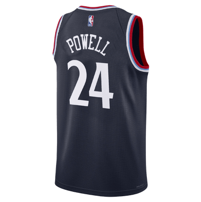 Norman Powell 24 LA Clippers Navy Icon Jersey - Elite Zone Sports