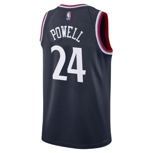 Norman Powell 24 LA Clippers Navy Icon Jersey - Elite Zone Sports