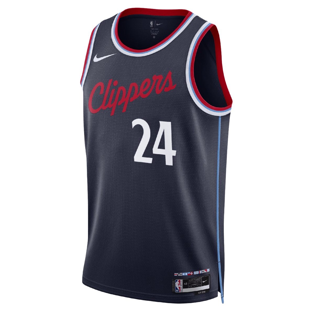 Norman Powell 24 LA Clippers Navy Icon Jersey - Elite Zone Sports