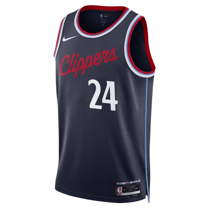 Norman Powell 24 LA Clippers Navy Icon Jersey - Elite Zone Sports