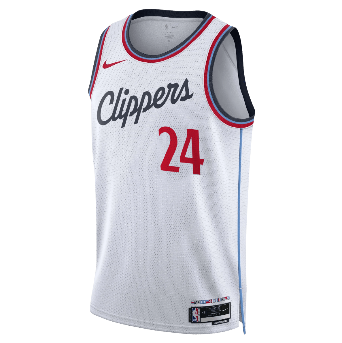 Norman Powell 24 LA Clippers White Association Jersey - Elite Zone Sports