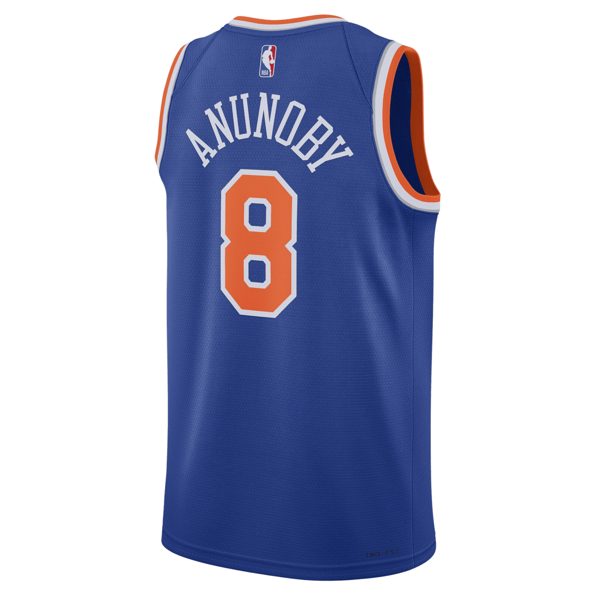 OG Anunoby 8 New York Knicks Blue Icon Jersey - Elite Zone Sports