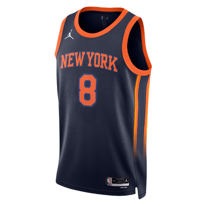 OG Anunoby 8 New York Knicks Navy Statement Jersey - Elite Zone Sports