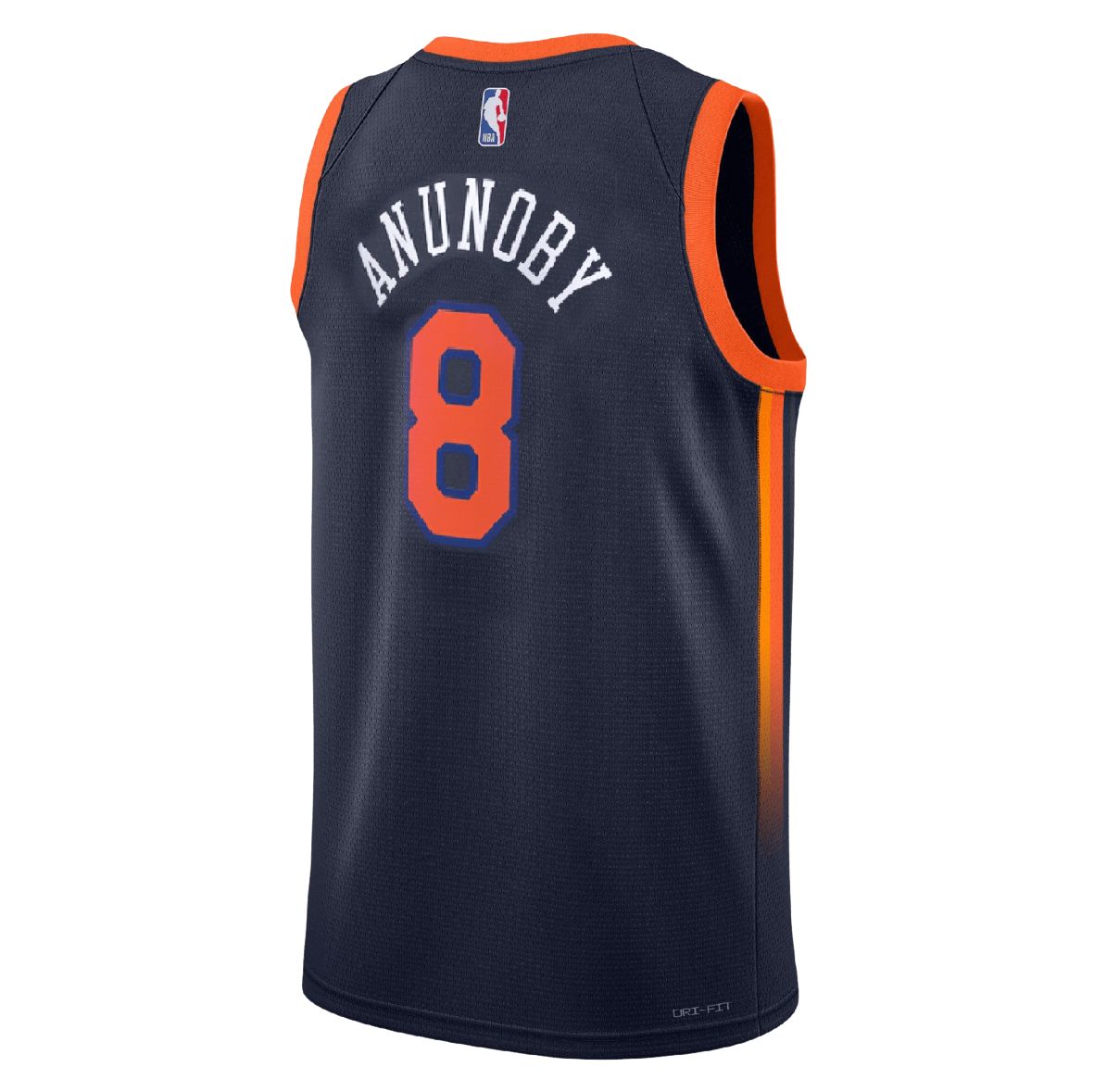 OG Anunoby 8 New York Knicks Navy Statement Jersey - Elite Zone Sports