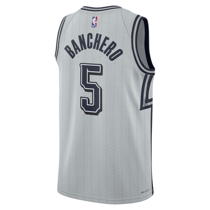 Paolo Banchero 5 Orlando Magic Silver City Edition Jersey - Elite Zone Sports