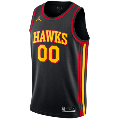 Personalized Atlanta Hawks Black Statement Jersey - Elite Zone Sports