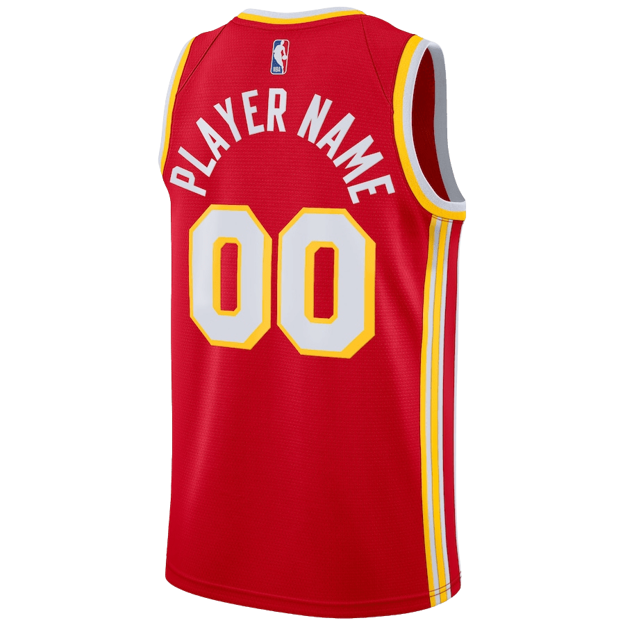 Personalized Atlanta Hawks Red Icon Jersey - Elite Zone Sports