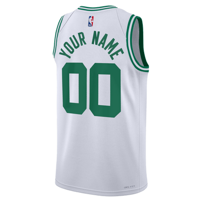Personalized Boston Celtics White Association Jersey - Elite Zone Sports