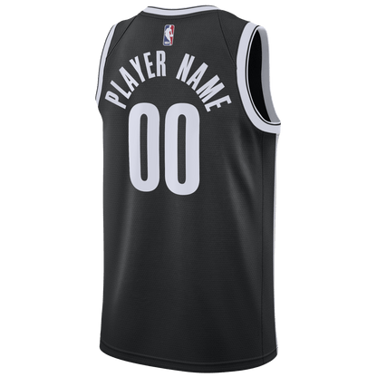Personalized Brooklyn Nets Black Icon Jersey - Elite Zone Sports