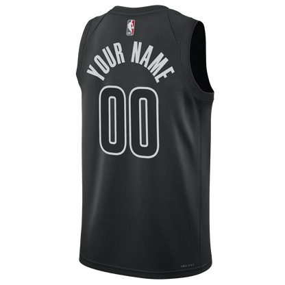 Personalized Brooklyn Nets Black Statement Jersey - Elite Zone Sports
