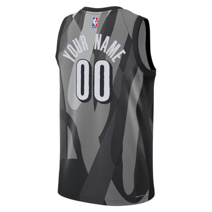 Personalized Brooklyn Nets Grey City Edition Jersey - Elite Zone Sports