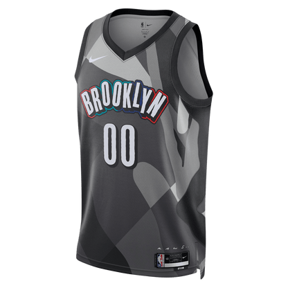 Personalized Brooklyn Nets Grey City Edition Jersey - Elite Zone Sports