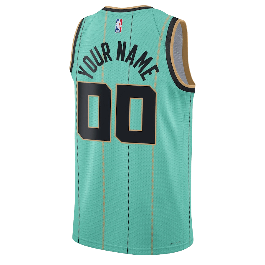 Personalized Charlotte Hornets Mint City Edition Jersey - Elite Zone Sports
