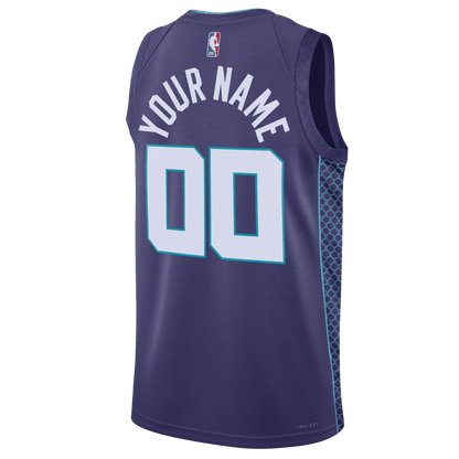 Personalized Charlotte Hornets Purple Statement Jersey - Elite Zone Sports