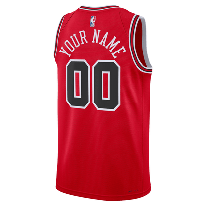 Personalized Chicago Bulls Red Icon Jersey - Elite Zone Sports