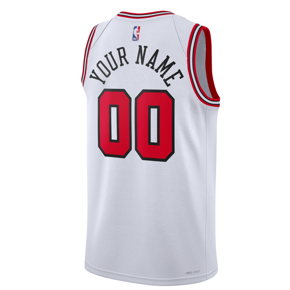 Personalized Chicago Bulls White Association Jersey - Elite Zone Sports