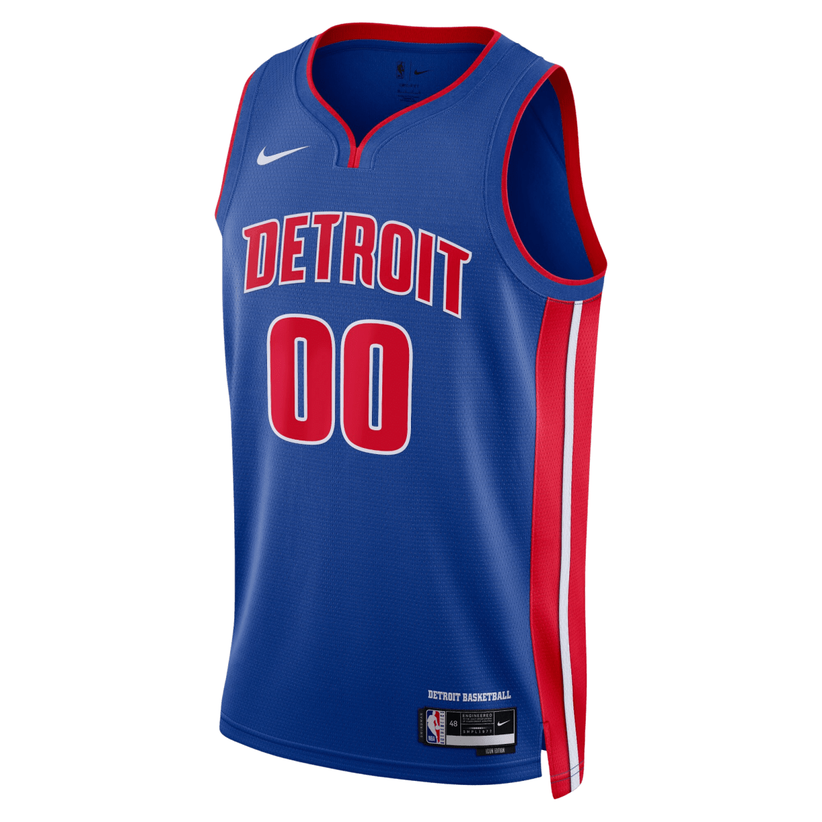 Personalized Detroit Pistons Blue Icon Jersey - Elite Zone Sports