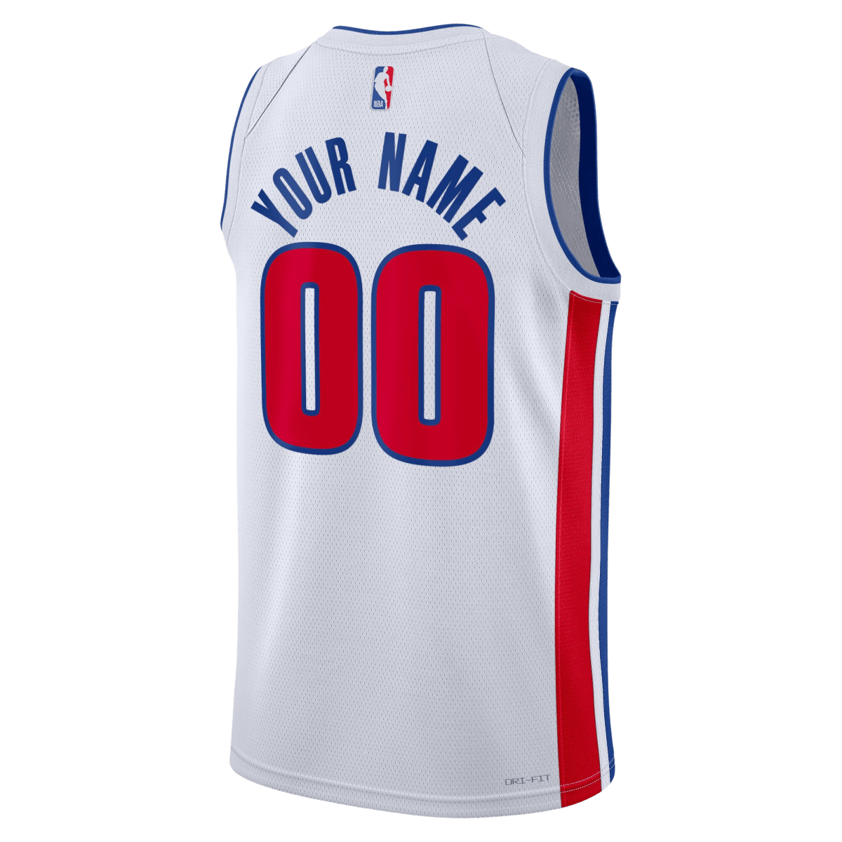 Personalized Detroit Pistons White Association Jersey - Elite Zone Sports