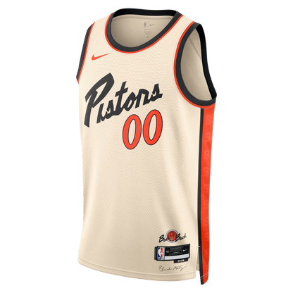 Personalized Detroit Pistons White City Edition Jersey - Elite Zone Sports