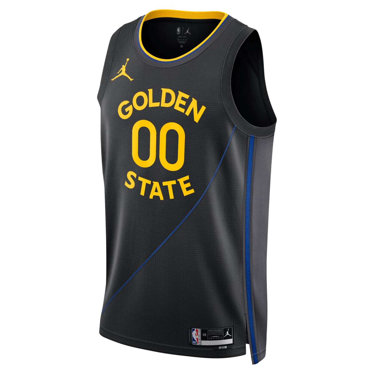 Personalized Golden State Warriors Black Statement Jersey - Elite Zone Sports