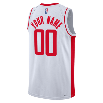 Personalized Houston Rockets White Association Jersey - Elite Zone Sports