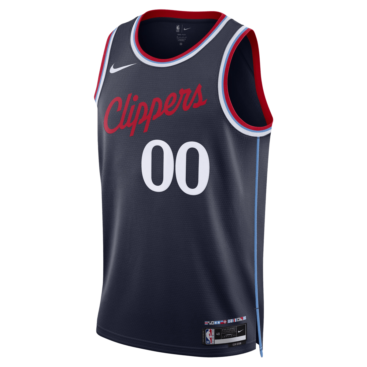 Personalized LA Clippers Navy Icon Jersey - Elite Zone Sports