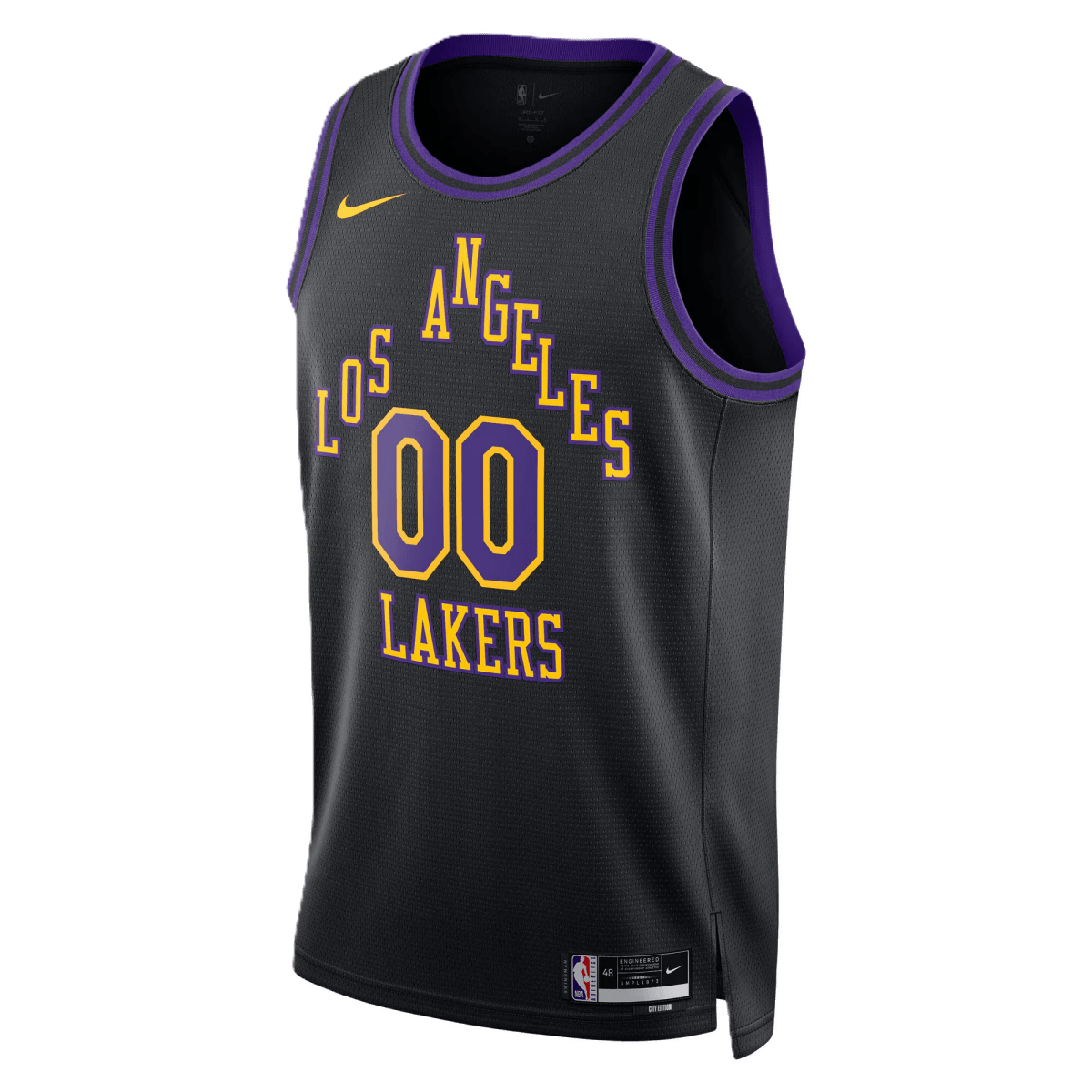 Personalized Los Angeles Lakers Black 2025/26 City Edition Jersey - Elite Zone Sports