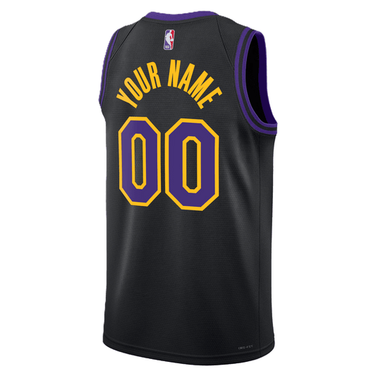 Personalized Los Angeles Lakers Black 2025/26 City Edition Jersey - Elite Zone Sports