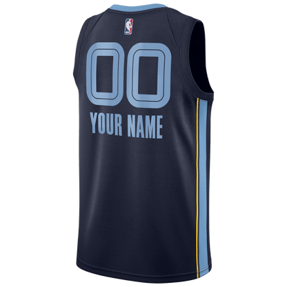 Personalized Memphis Grizzlies Navy Icon Jersey - Elite Zone Sports