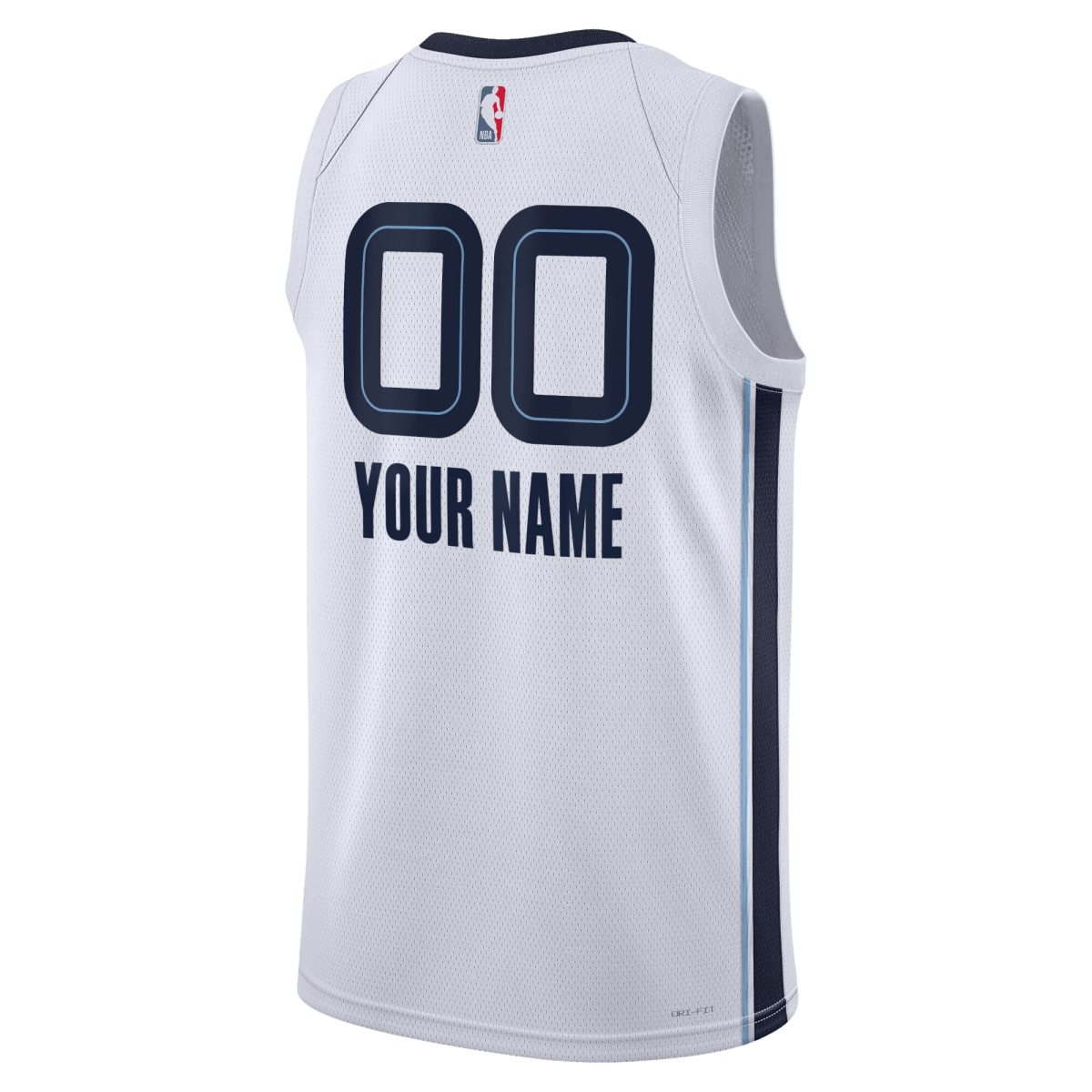 Personalized Memphis Grizzlies White Association Jersey - Elite Zone Sports