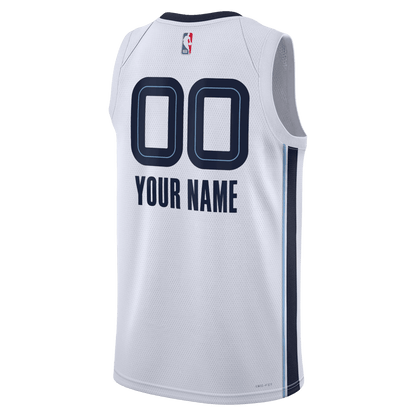 Personalized Memphis Grizzlies White Association Jersey - Elite Zone Sports