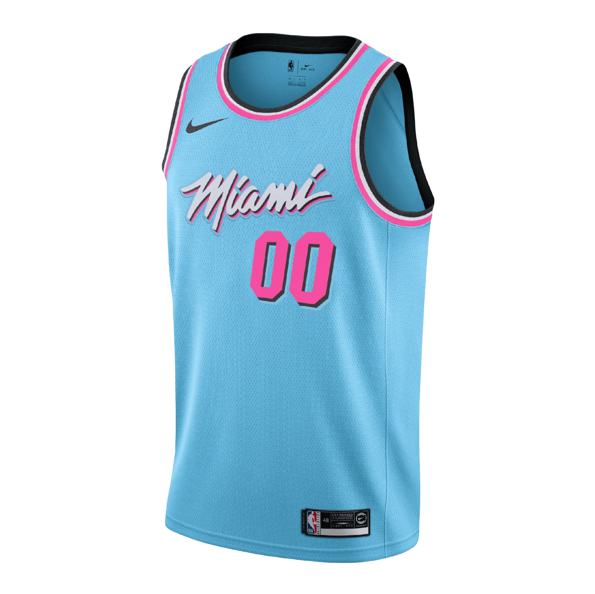 Personalized Miami Heat Blue ViceWave Jersey - Elite Zone Sports