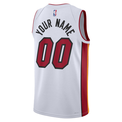 Personalized Miami Heat White Association Jersey - Elite Zone Sports