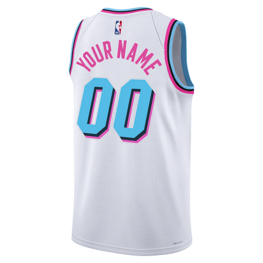 Personalized Miami Heat White City Edition Jersey - Elite Zone Sports