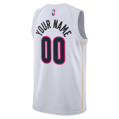 Personalized Miami Heat White Mashup Jersey - Elite Zone Sports