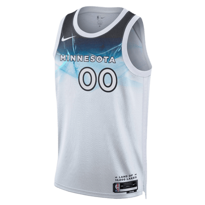 Personalized Minnesota Timberwolves White City Edition Jersey - Elite Zone Sports