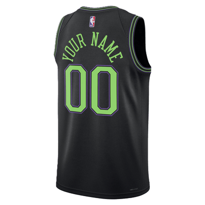 Personalized New Orleans Pelicans Black 2025/26 City Edition Jersey - Elite Zone Sports