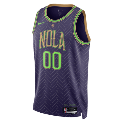 Personalized New Orleans Pelicans Purple City Edition Jersey - Elite Zone Sports