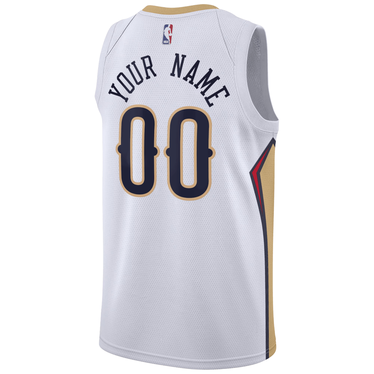 Personalized New Orleans Pelicans White Association Jersey - Elite Zone Sports