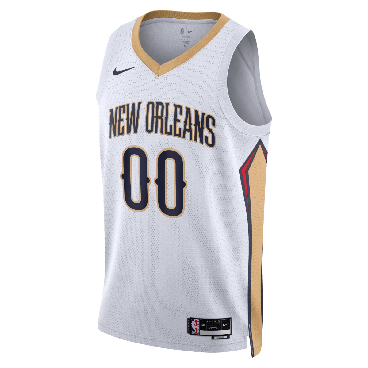 Personalized New Orleans Pelicans White Association Jersey - Elite Zone Sports