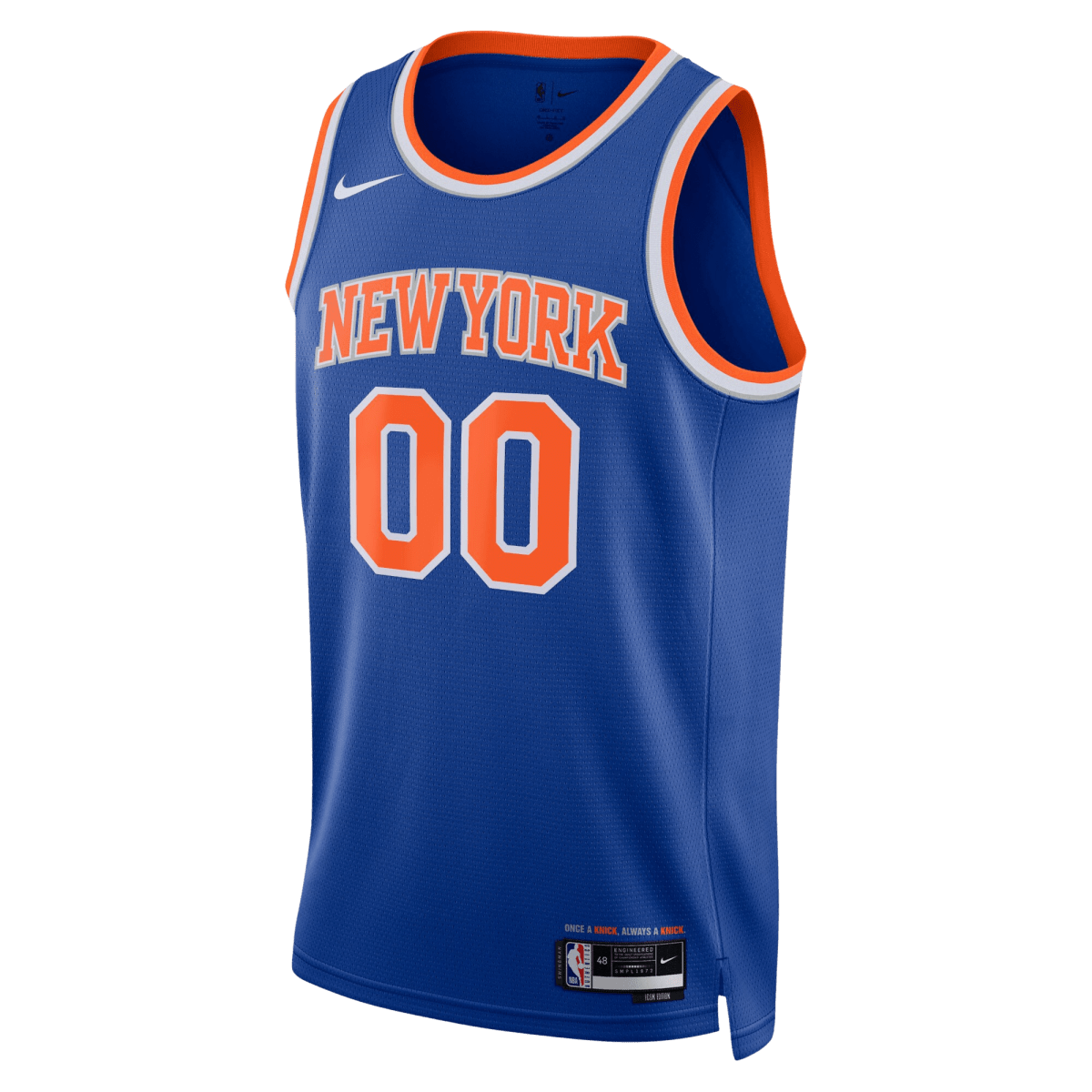 Personalized New York Knicks Blue Icon Jersey - Elite Zone Sports