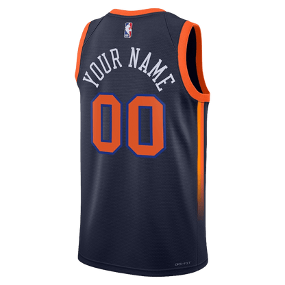 Personalized New York Knicks Navy Statement Jersey - Elite Zone Sports
