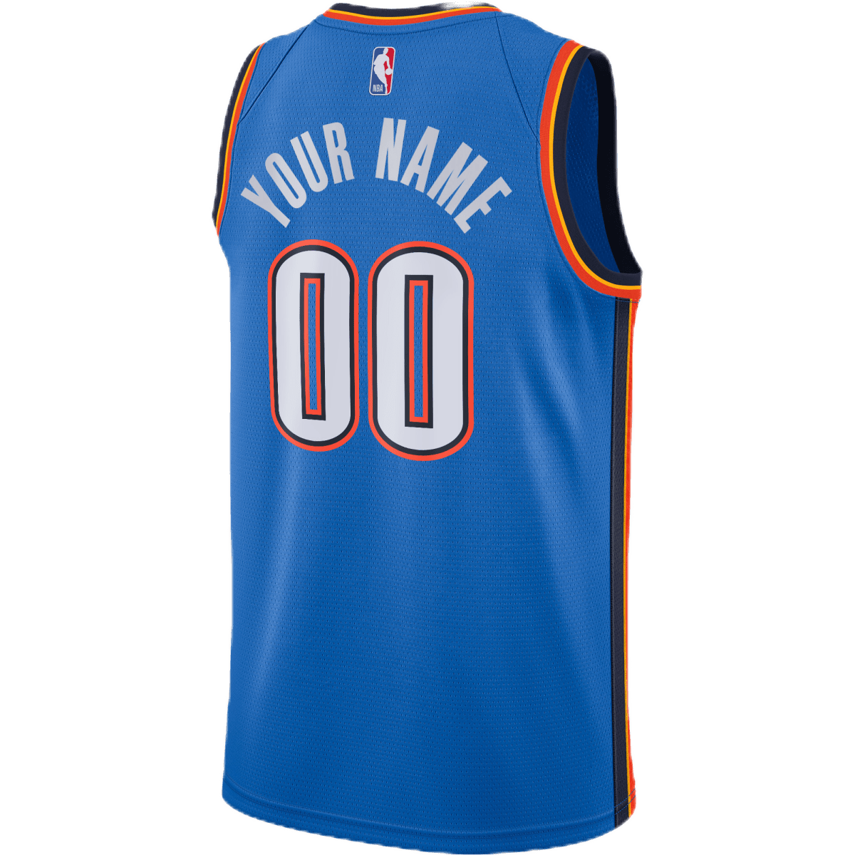 Personalized Oklahoma City Thunder Blue Icon Jersey - Elite Zone Sports